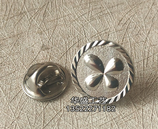 金属花瓣纪念章徽章